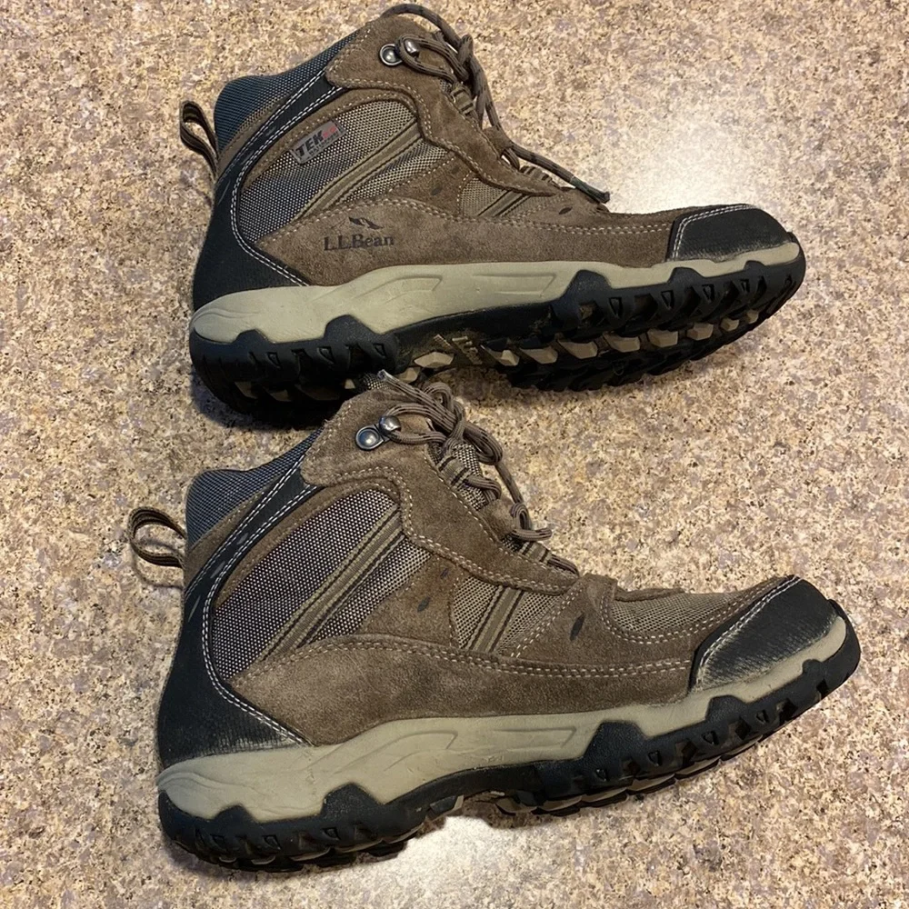 L.L. Bean Men’s Trail Model 4 Hiking Boots 7.5 Tek 2.5